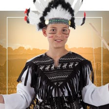 Indianer und Cowboy-Kostüme